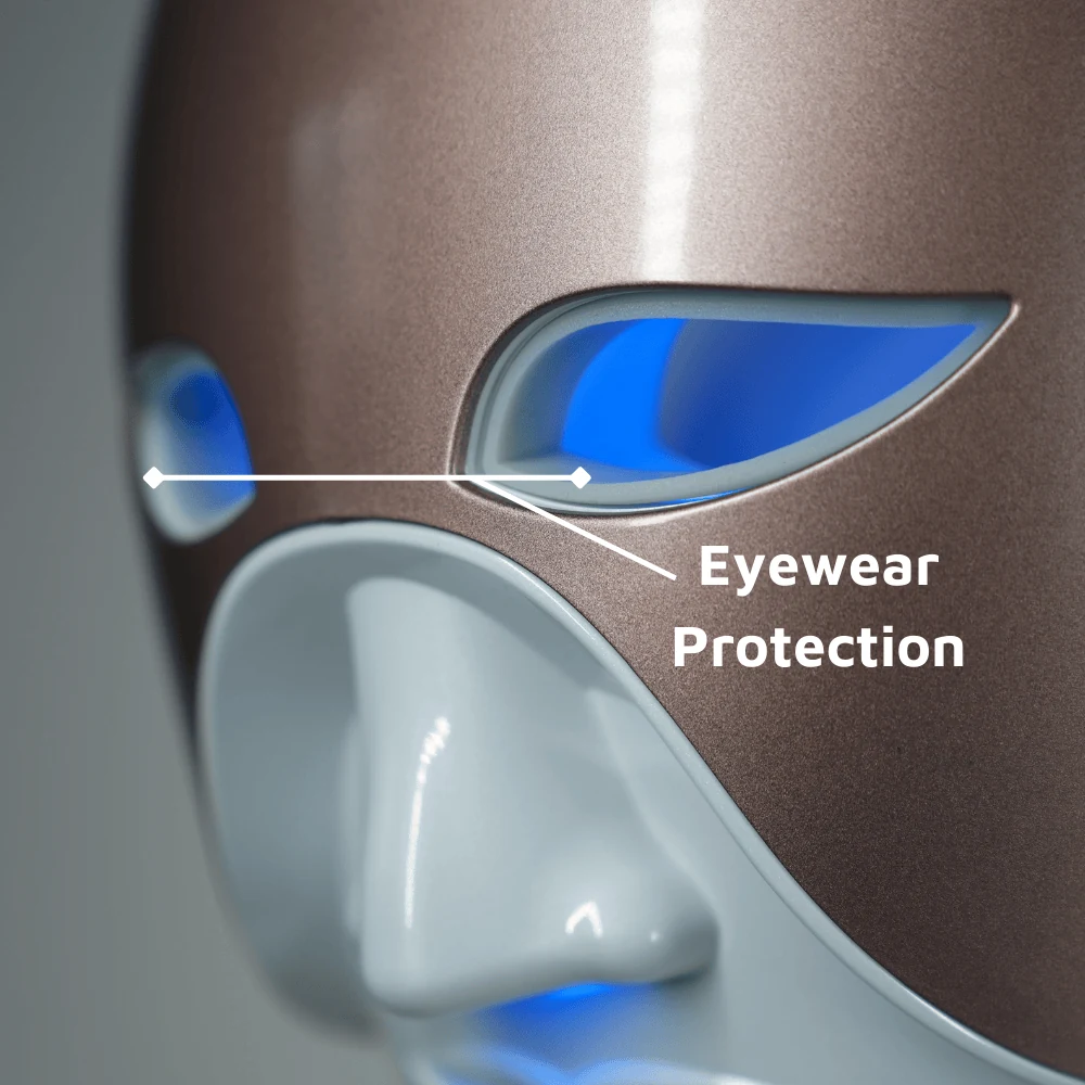 Buudy LED mask at-home spa routine