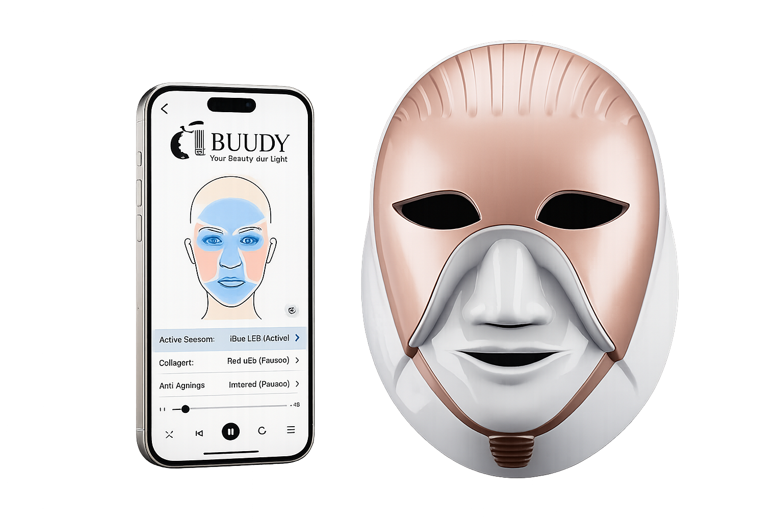 CurrentBody alternative visual for Buudy LED Mask